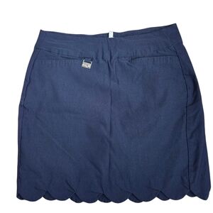 Lulu-B Navy Blue Scallop Pull On Skort w/ UPF50+ Sun Protection Size 4